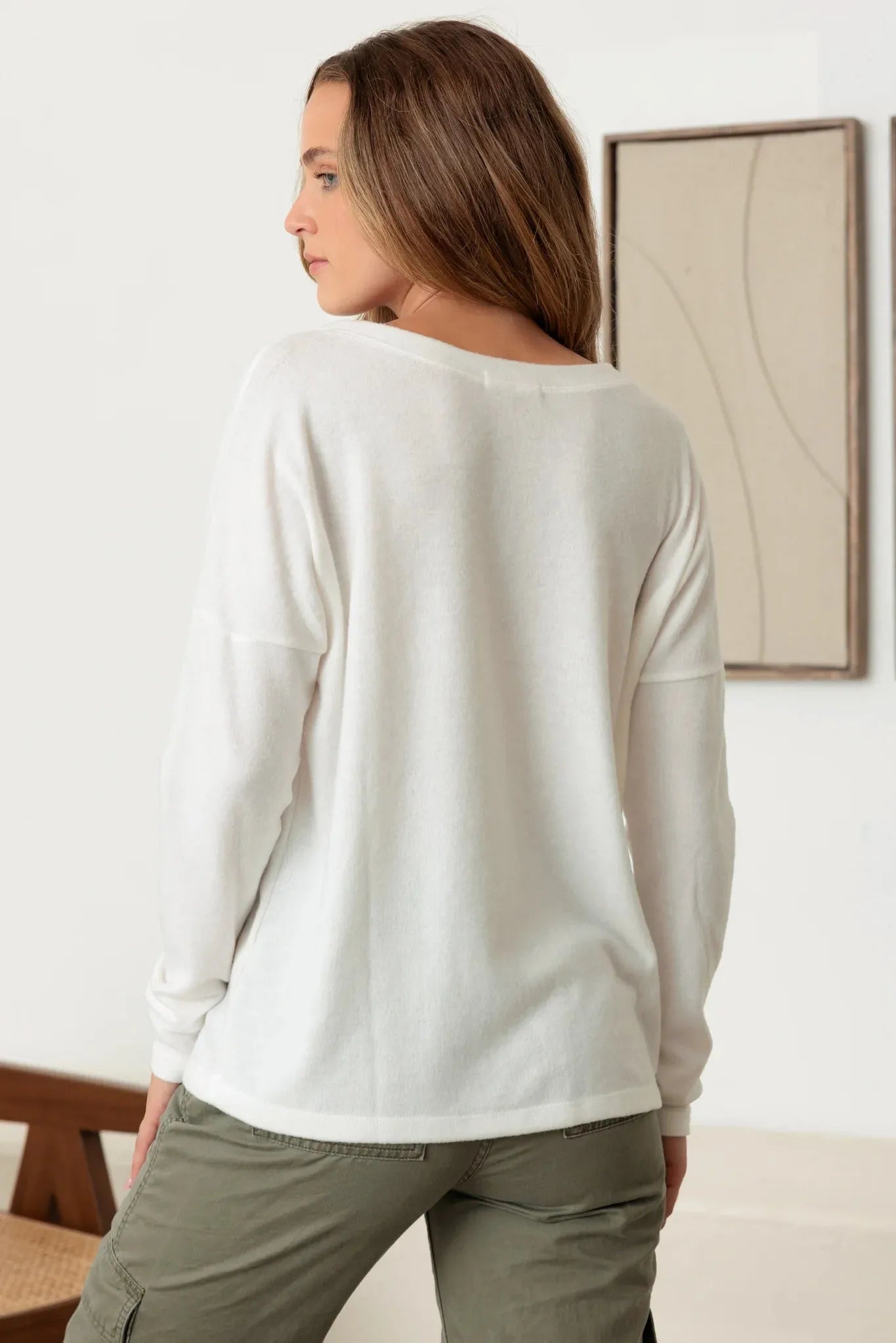 Crew Neck Cozy Long Sleeve Top