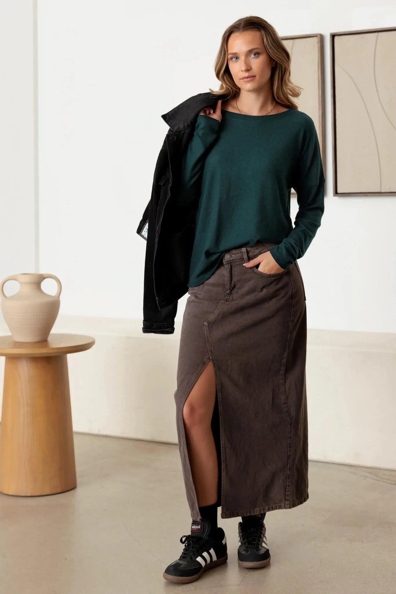 Crew Neck Cozy Long Sleeve Top