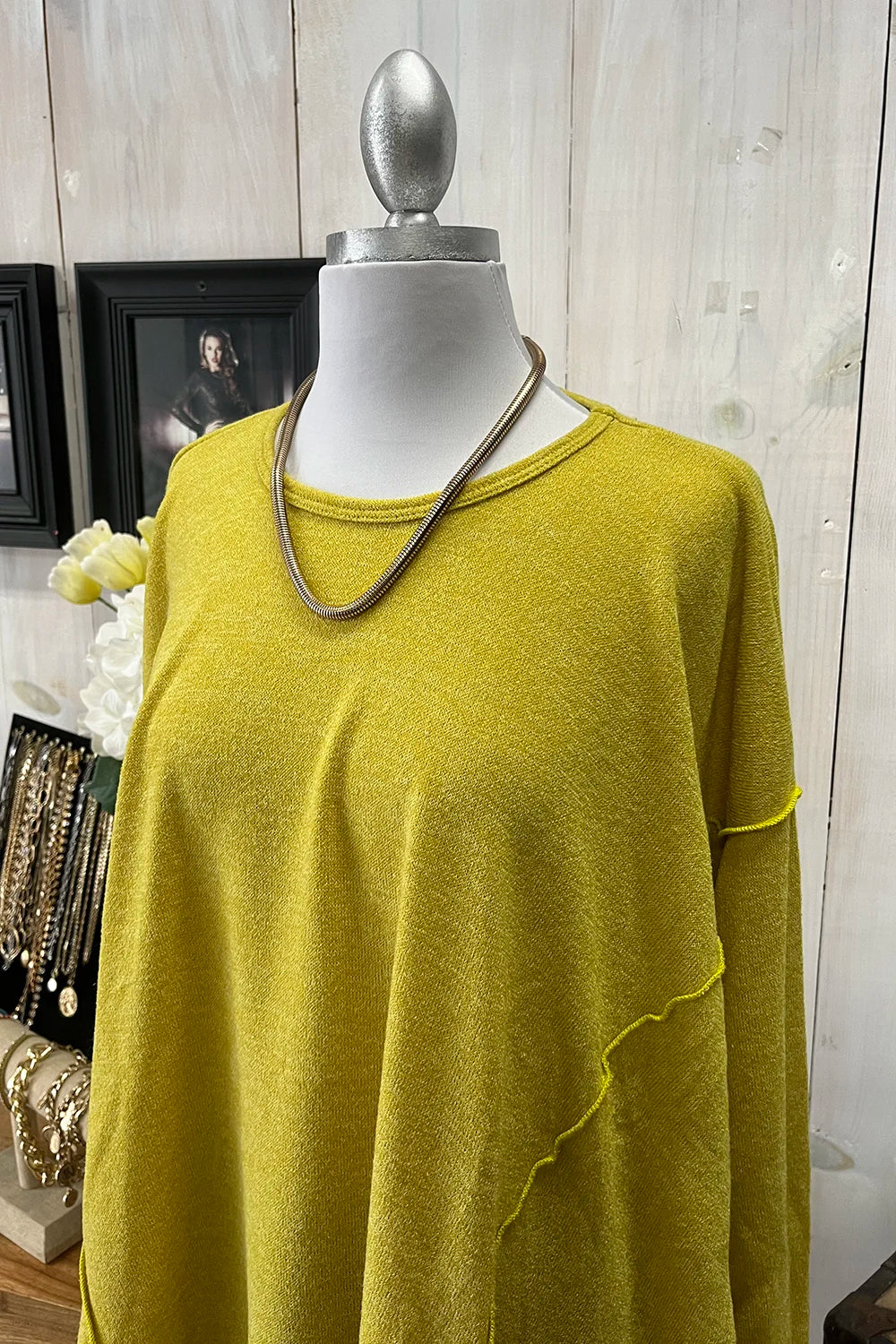 Oversized Asymmetrical Long Sleeve Cozy Sweater