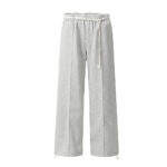 Men’s Drawstring Straight-Leg Pants｜Relaxed Fit Casual Trousers｜Comfort Daily Wear  Product Description