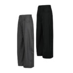 Men’s High-Waist Straight-Leg Pants｜Relaxed Fit Casual Dress Trousers