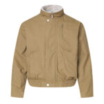 Men’s Fleece Lined Jacket Winter Warm Stand Collar Casual Short Coat