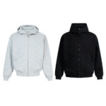 Men’s Zip-Up Hooded Jacket | Casual Relaxed Fit Hoodie Outerwear