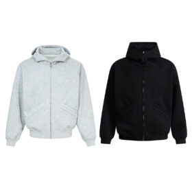 Men’s Zip-Up Hooded Jacket | Casual Relaxed Fit Hoodie Outerwear