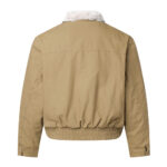 Men’s Fleece Lined Jacket Winter Warm Stand Collar Casual Short Coat - Image 5