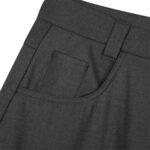 Men’s High-Waist Straight-Leg Pants｜Relaxed Fit Casual Dress Trousers - Image 4