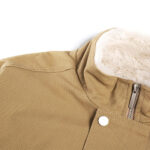 Men’s Fleece Lined Jacket Winter Warm Stand Collar Casual Short Coat - Image 4