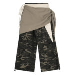 Men’s Camo Patchwork Loose Pants｜High Street Utility Straight-Leg Trousers - Image 4