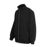 Men’s Stand Collar Zip-Up Casual Jacket – Solid Color Everyday Outerwear - Image 2