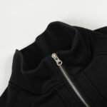 Men’s Stand Collar Zip-Up Casual Jacket – Solid Color Everyday Outerwear - Image 4