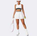 Women’s Sleeveless Golf Set｜Fitted Crop Top & High-Waist Pleated Skirt｜Stretchy & Lightweight｜2 Colors Available - Image 5