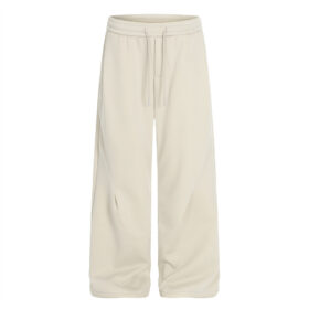 Men’s Relaxed Fit Drawstring Pants | Elastic Waist Casual Straight-Leg Trousers