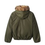 Men’s Winter Faux Fur Collar Jacket – Warm Padded Short Coat Casual Outerwear - Image 5