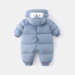 Baby Penguin Hooded Snowsuit｜Winter Warm One-Piece Jumpsuit｜Thick Padded Infant Romper｜Outdoor Baby Wear - Image 4
