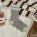 Women’s Vintage Striped Crew Socks Set｜Soft Terry Cotton Socks｜Warm & Cozy｜Multi-Pair Pack - Image 5