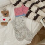 Women’s Vintage Striped Crew Socks Set｜Soft Terry Cotton Socks｜Warm & Cozy｜Multi-Pair Pack - Image 4