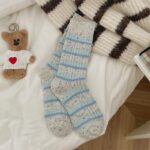 Women’s Vintage Striped Crew Socks Set｜Soft Terry Cotton Socks｜Warm & Cozy｜Multi-Pair Pack - Image 2