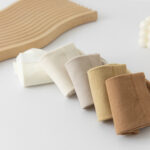 Women’s Solid Color Crew Socks Set｜Soft Cotton Blend Socks｜Neutral Cream Tones｜Multi-Pair Pack - Image 3