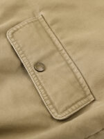 Women’s Cropped Utility Jacket with Faux Fur Collar | Winter Padded Coat | Relaxed Fit Outerwear - Image 4