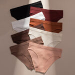 Women’s Seamless Cotton-Feel Briefs Set｜Mid-Waist Underwear｜Soft & Breathable｜Solid Color Multi-Pack