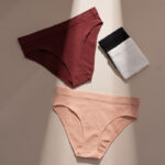 Women’s Seamless Cotton-Feel Briefs Set｜Mid-Waist Underwear｜Soft & Breathable｜Solid Color Multi-Pack - Image 2