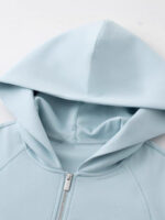 Women’s Zip-Up Hooded Casual Jacket | Cropped Fit Lightweight Outerwear | Spring Autumn Essential - Image 4