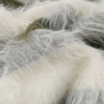 Men’s Striped Fuzzy Knit Cardigan Jacket Soft Warm V-Neck Button-Up Sweater - Image 3