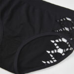 Women’s Cotton Lace Panties Set｜Mid-Waist Briefs｜Side Cutout Design｜Soft & Stretchy｜Multi-Color Pack - Image 5