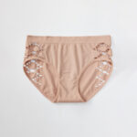 Women’s Cotton Lace Panties Set｜Mid-Waist Briefs｜Side Cutout Design｜Soft & Stretchy｜Multi-Color Pack - Image 2